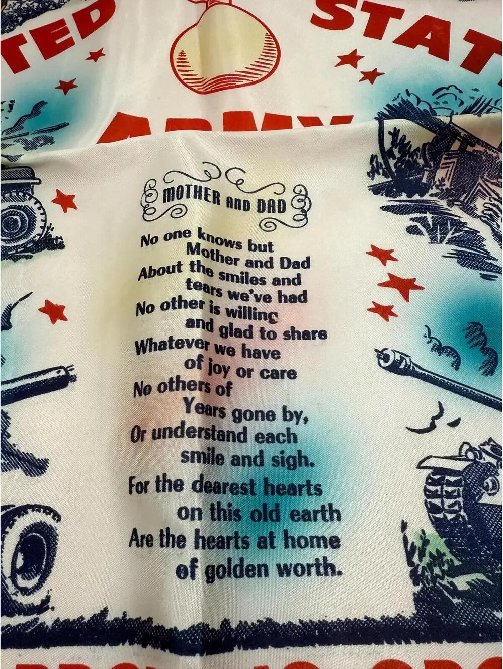 Vintage U.S. Army Pillow Cover, Military Fringe Pillow Fort Bragg North Carolina